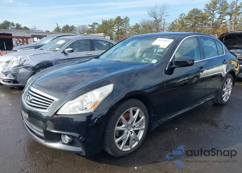 2010 Infiniti G37X z USA, uszkodzony, nr VIN JN1CV6AR5AM452795